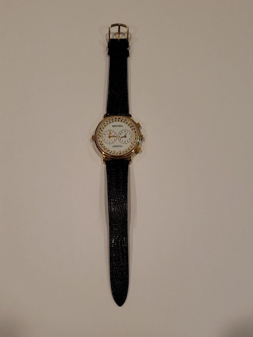 Becora Vintage Chronometer Precision Quartz Watch